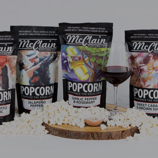 Gourmet Popcorn Pack (4 Flavors) (Bulk Sample Bags) McClain Popcorn
