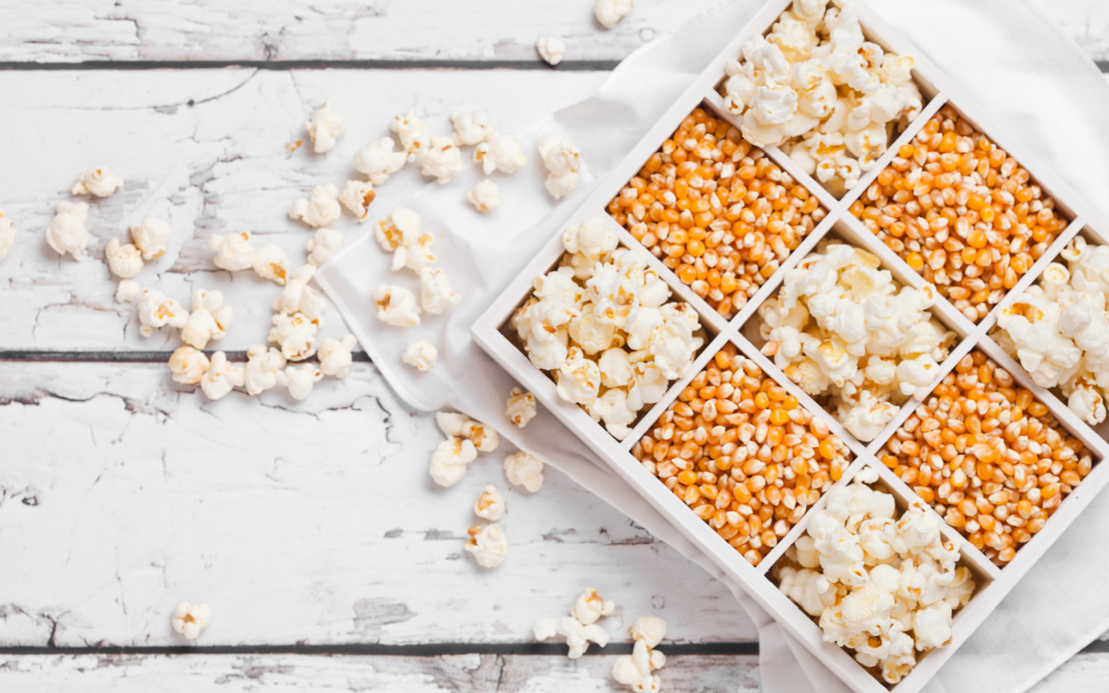 history of popcorn